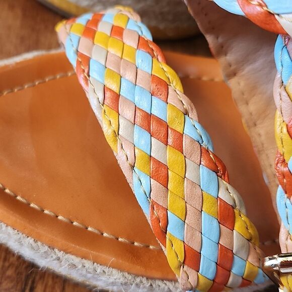 EUC Madden Girl Braided Narla Strappy Wedges - Picture 6 of 6